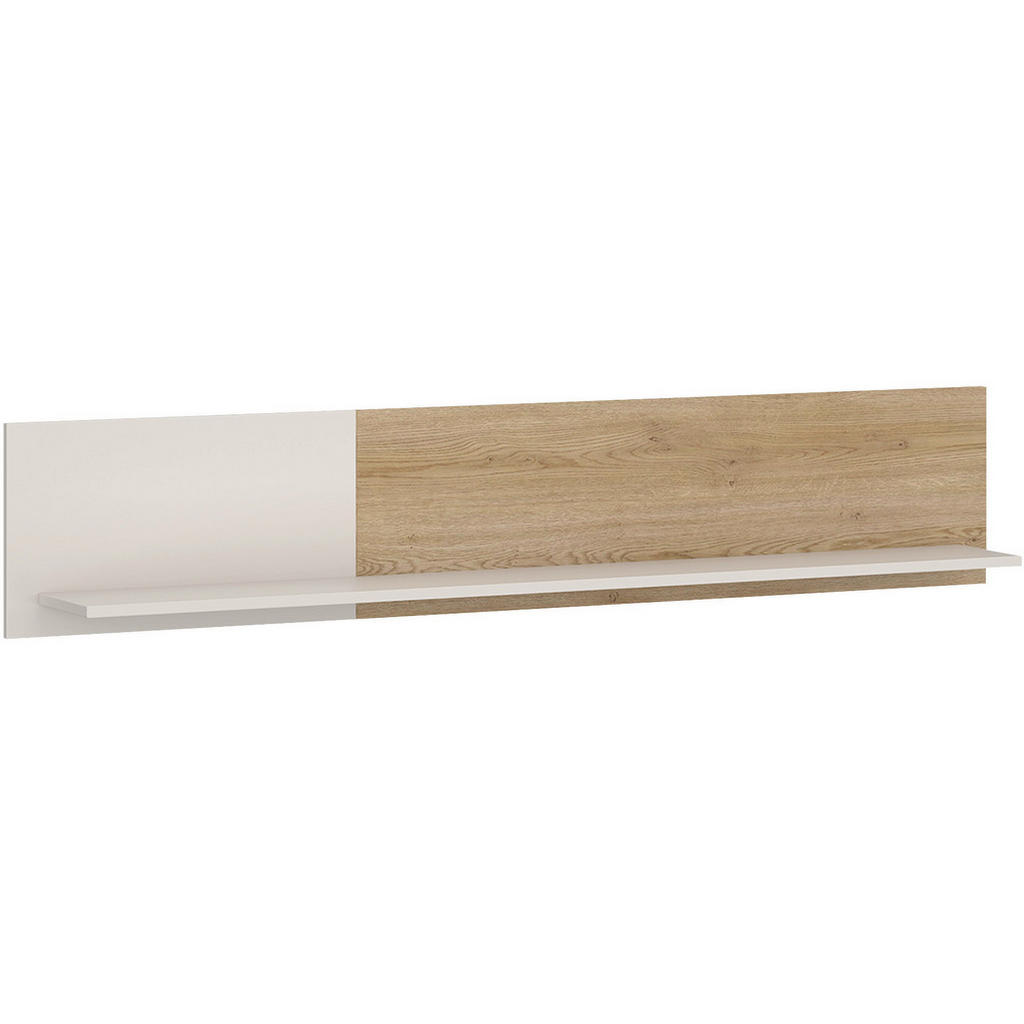 Wandregal Samm Eichefarben, Beige B: 153,6 Cm