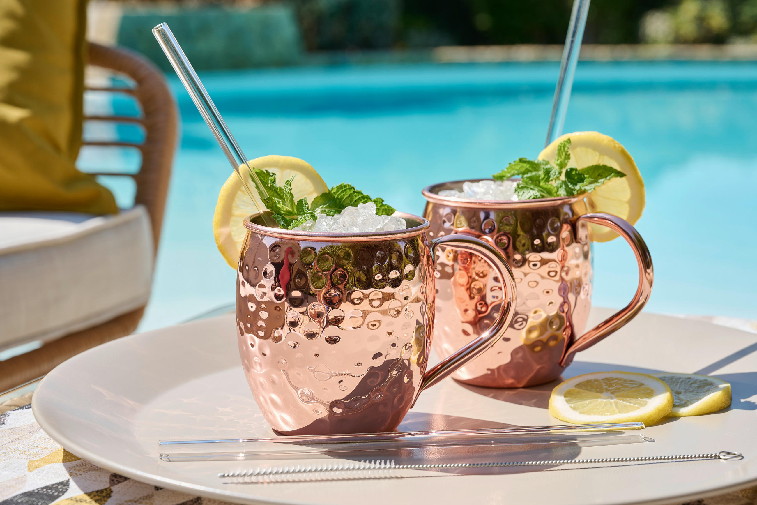 MOSCOW-MULE-BECHER  - Kupferfarben, Trend, Metall (550ml) - Novel