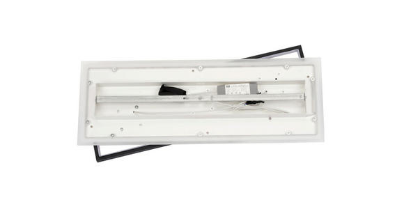 LED-DECKENLEUCHTE Richmond 70/30/6 cm  - Schwarz/Weiß, LIFESTYLE, Kunststoff/Metall (70/30/6cm) - Novel