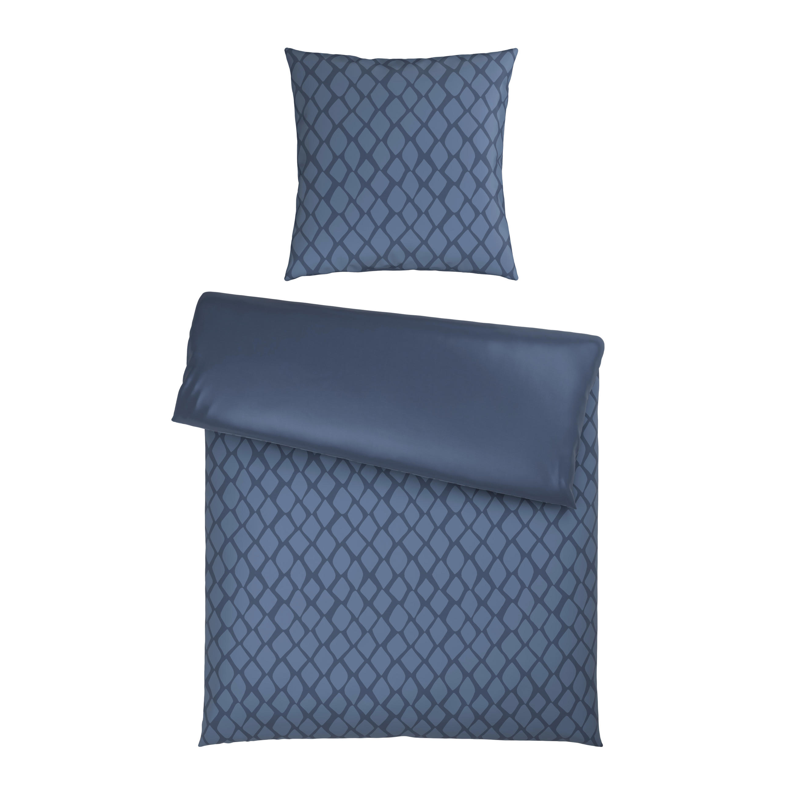 WENDEBETTWÄSCHE STRIPES DK Satin 135/200 cm  - Hellblau, Design, Textil (135/200cm) - Dieter Knoll