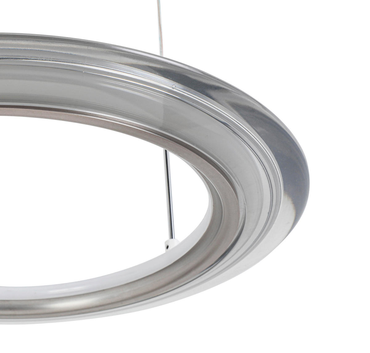LED-HÄNGELEUCHTE Lakewood   - Chromfarben/Champagner, Design, Kunststoff/Metall (82cm) - Dieter Knoll