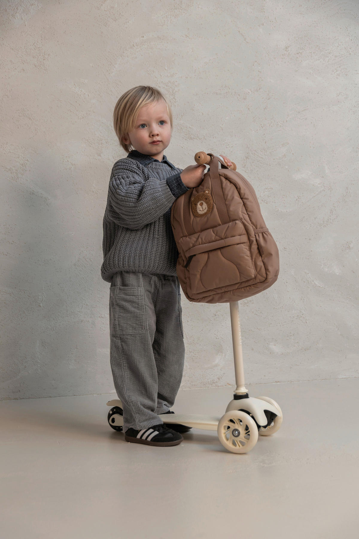 KINDERRUCKSACK Mila  - Braun, Basics, Textil (25/32/12cm) - Koelstra