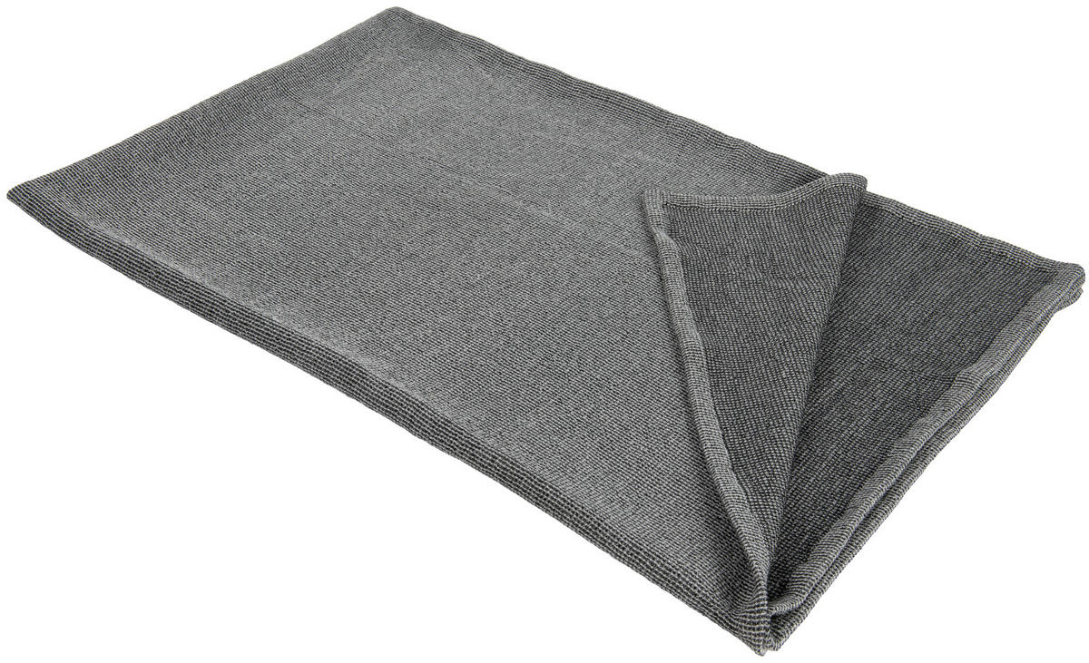 ÜBERWURF 130/180 cm  - Schwarz, Trend, Textil (130/180cm) - Esposa