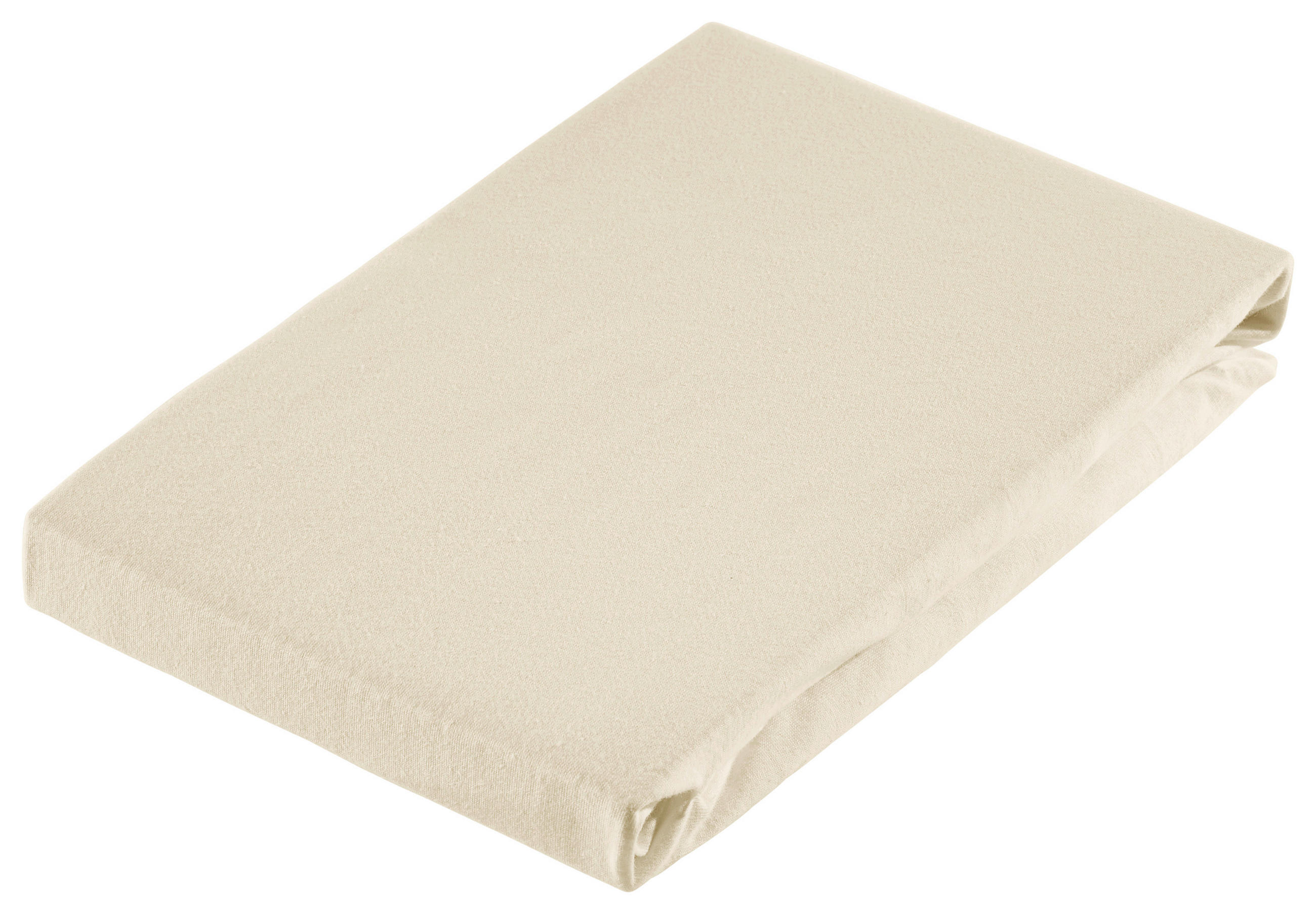 Dieter Knoll Spannbetttuch Ferro Beige 100x220 cm