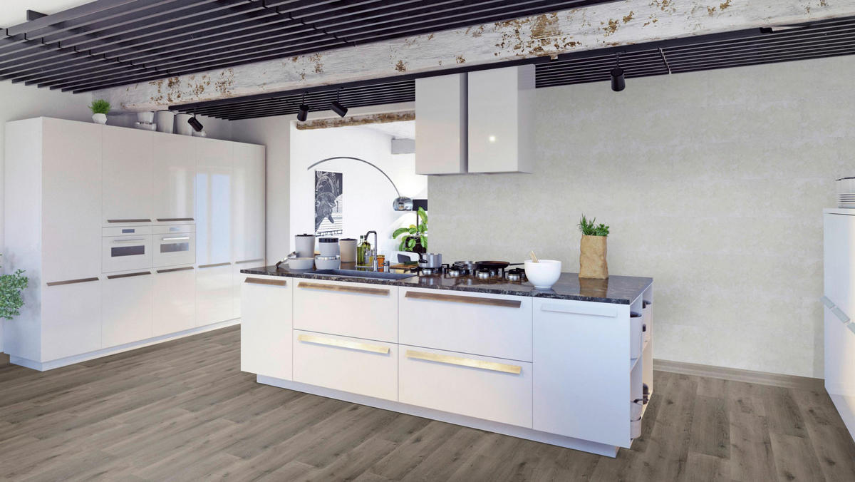 WANDPANEEL  - Beige/Grauweiß, Design, Kunststoff (60/30/0,4cm)