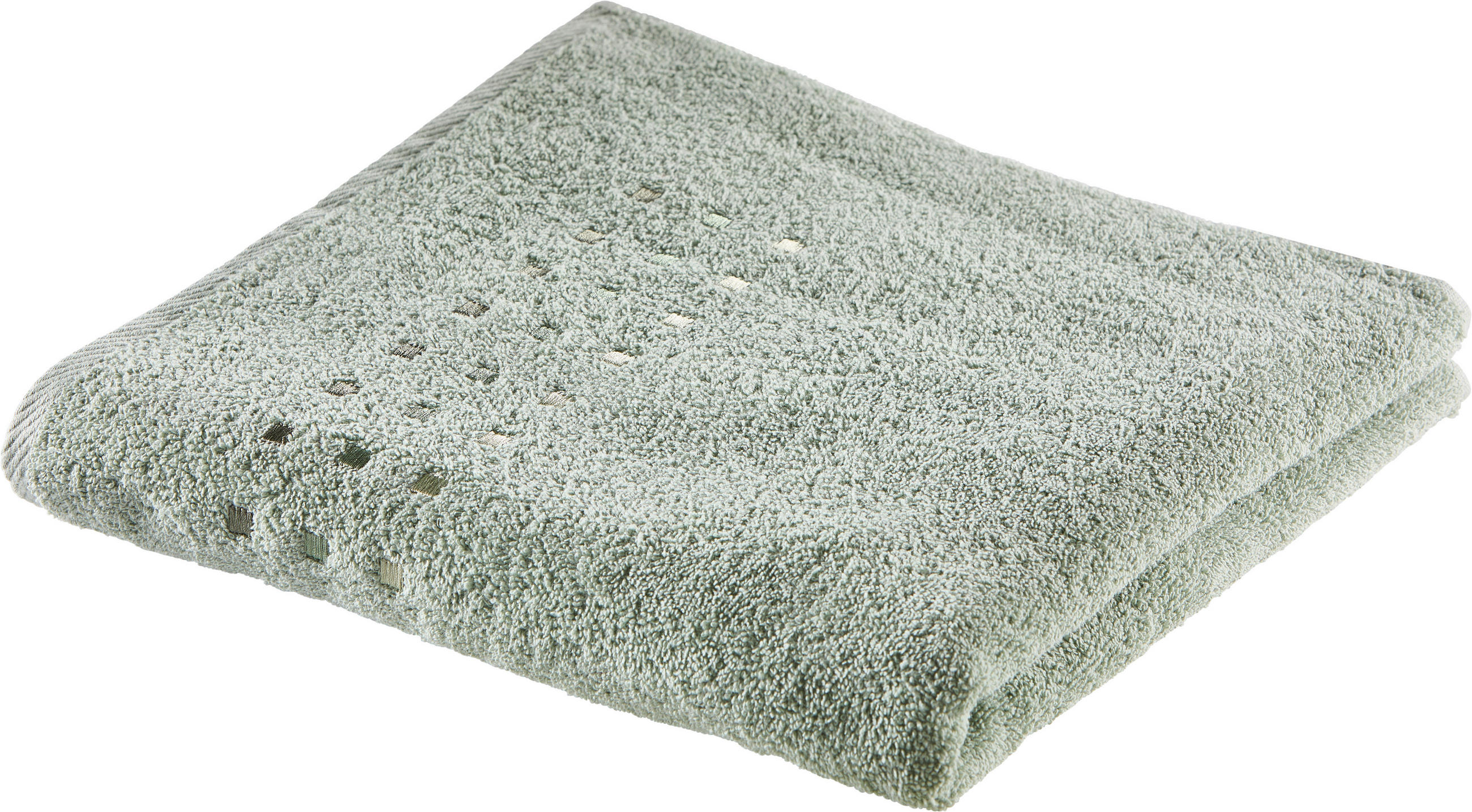 DUSCHTUCH Quattro 70/140 cm  - Salbeigrün, Basics, Textil (70/140cm) - Esposa