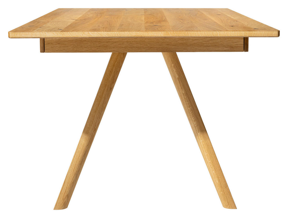 ESSTISCH in Holz 200(300)/90/75 cm  - Wildeiche, Design, Holz (200(300)/90/75cm) - Team 7