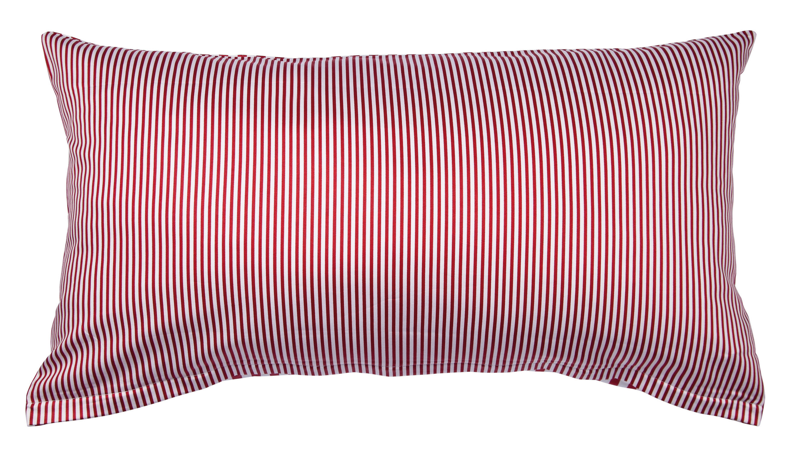 KISSENHÜLLE Giorgio 40/80 cm  - Weiß/Dunkelrot, KONVENTIONELL, Textil (40/80cm) - Janine