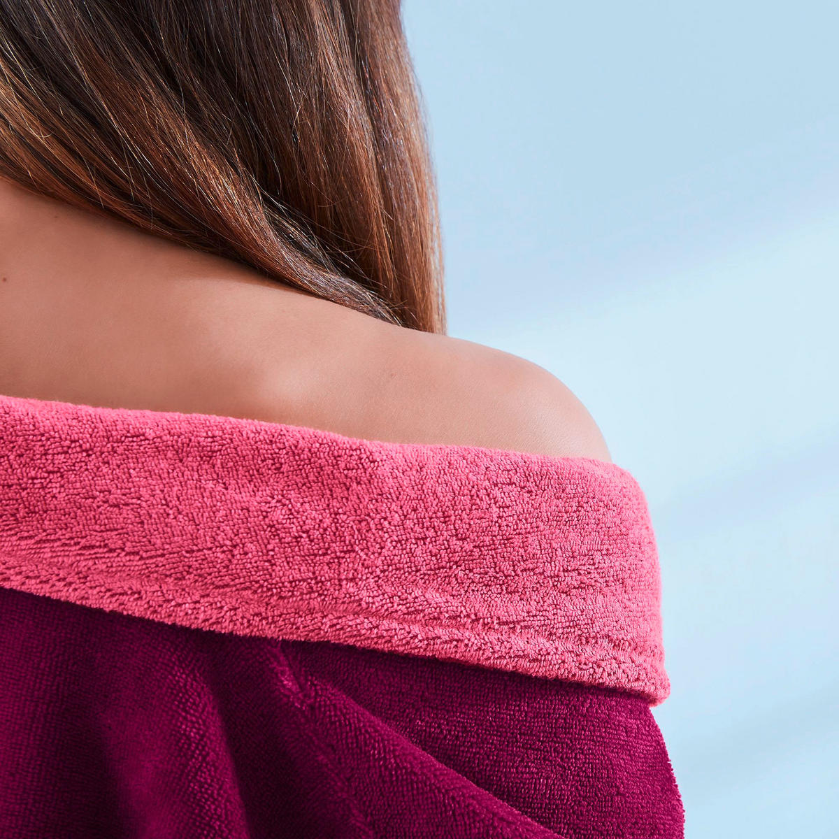 BADEMANTEL LOOKS by Wolfgang JOOP M Damen  - Violett, Basics, Textil (Mnull) - LOOKS by W.Joop