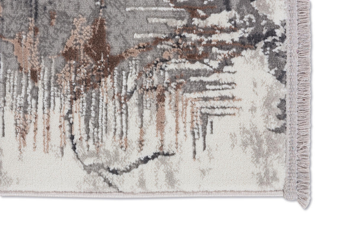 WEBTEPPICH 80/150 cm Vercelli Creme, Beige  - Beige/Creme, KONVENTIONELL, Kunststoff/Textil (80/150cm)