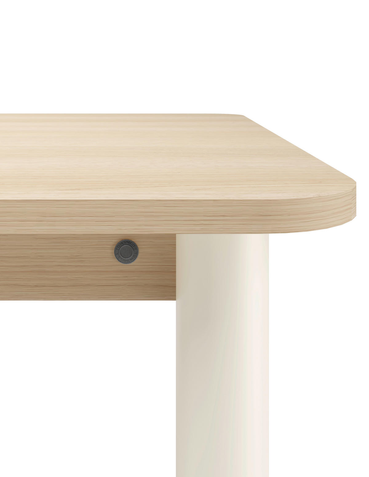 ESSTISCH rechteckig Hellbraun, Weiß  - Hellbraun/Weiß, Natur, Holzwerkstoff/Metall (180/100/76cm) - Tom Tailor