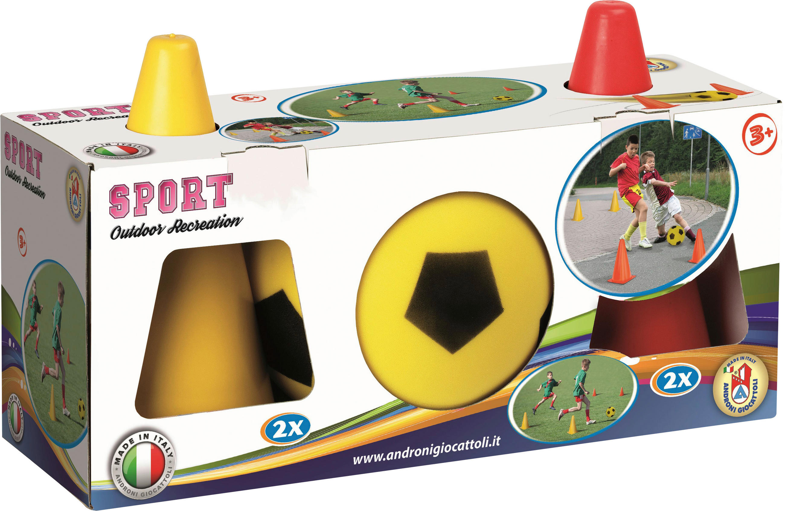 SPORTSET - Gelb/Rot, Basics (45/20/15cm)