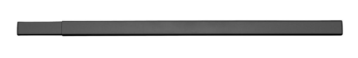 DUSCHSTANGE - Schwarz, KONVENTIONELL, Metall (2/75-125cm) - Schöner Wohnen