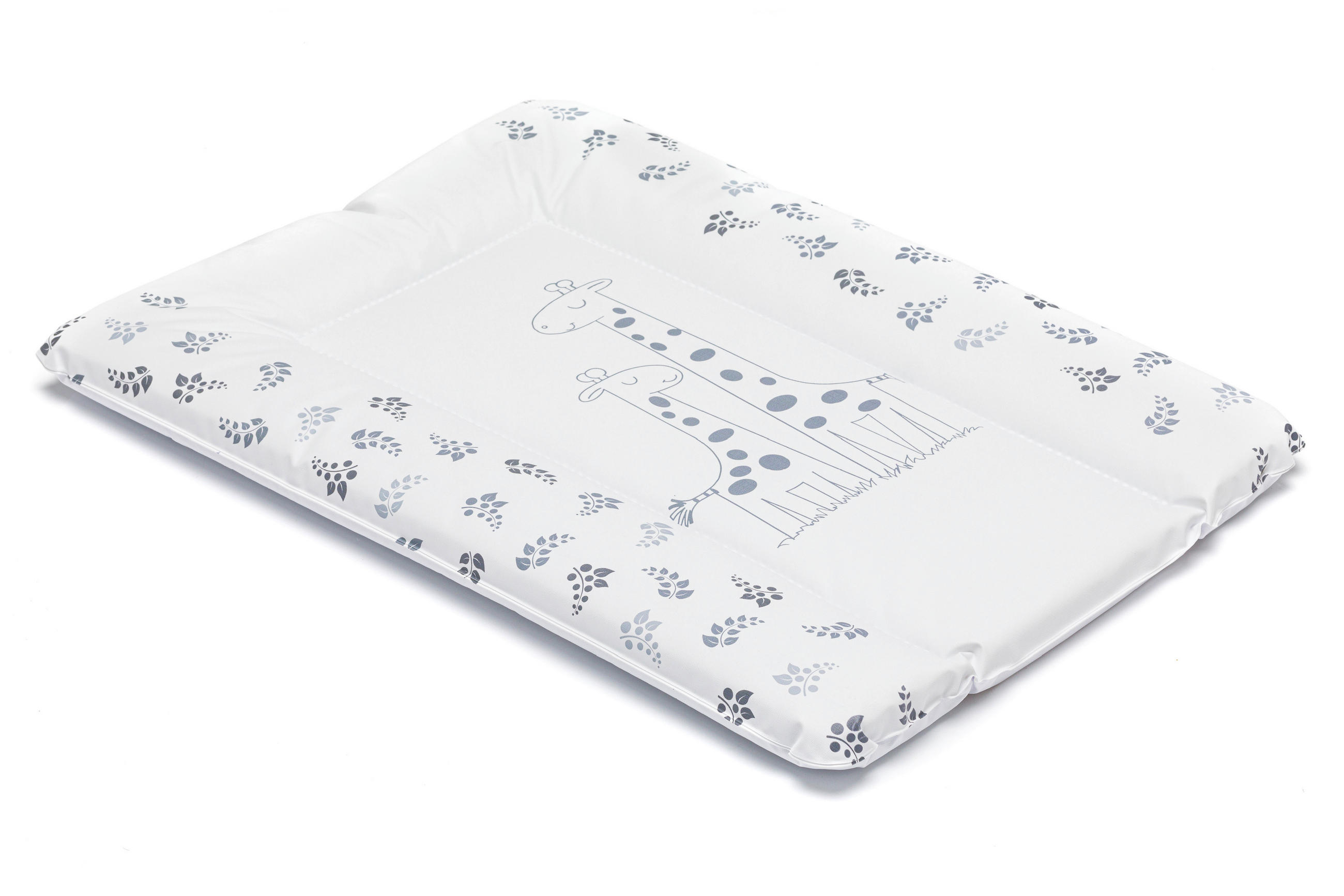 Fillikid Wickelauflage Softy Grau, Weiß 48x6x70 cm