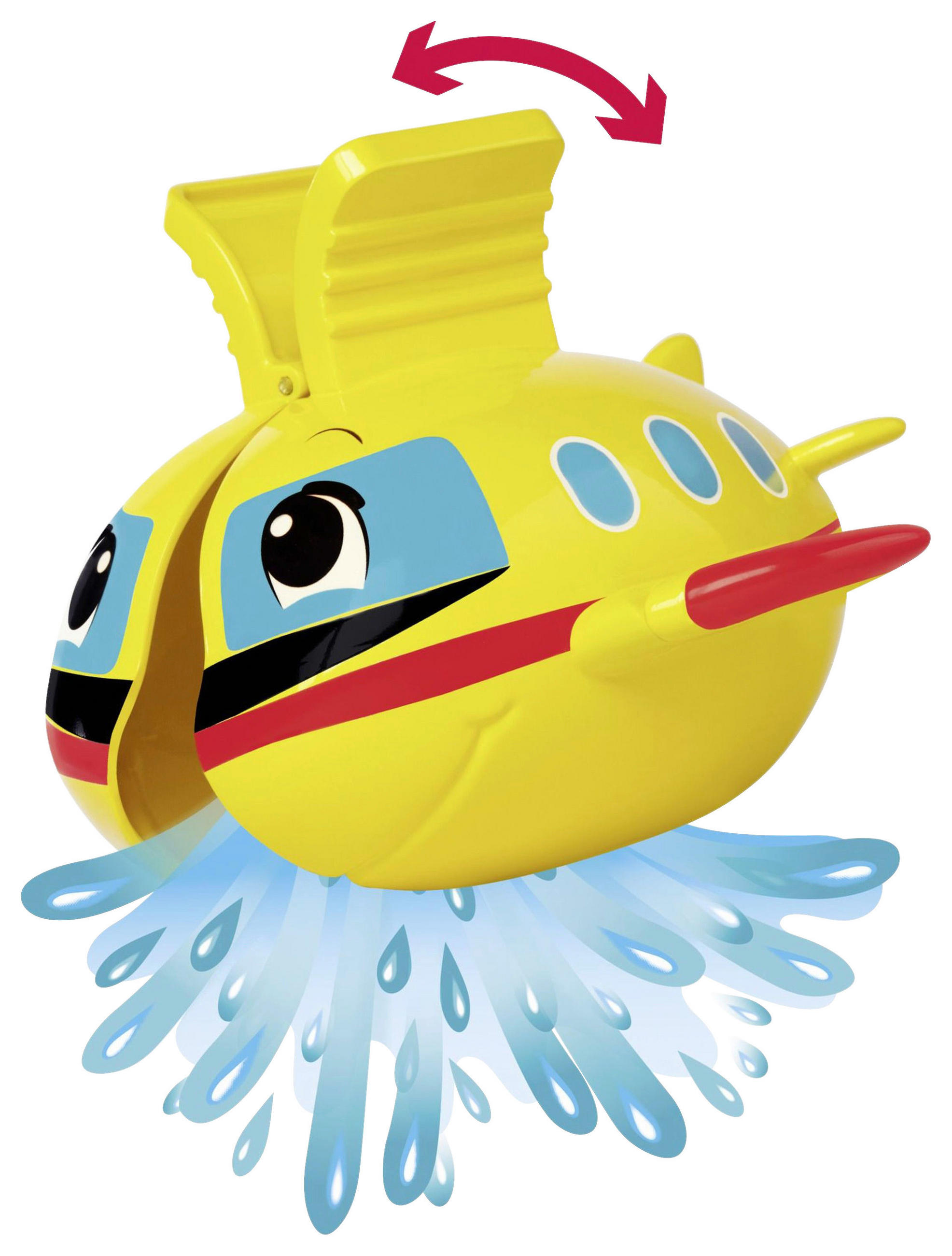 BADESPIELZEUG - Gelb/Multicolor, Basics, Kunststoff (12/11,50/21cm)