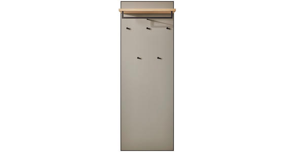 GARDEROBENPANEEL in 60/170/27 cm - Fango/Eichefarben, Design, Holzwerkstoff (60/170/27cm) - Dieter Knoll