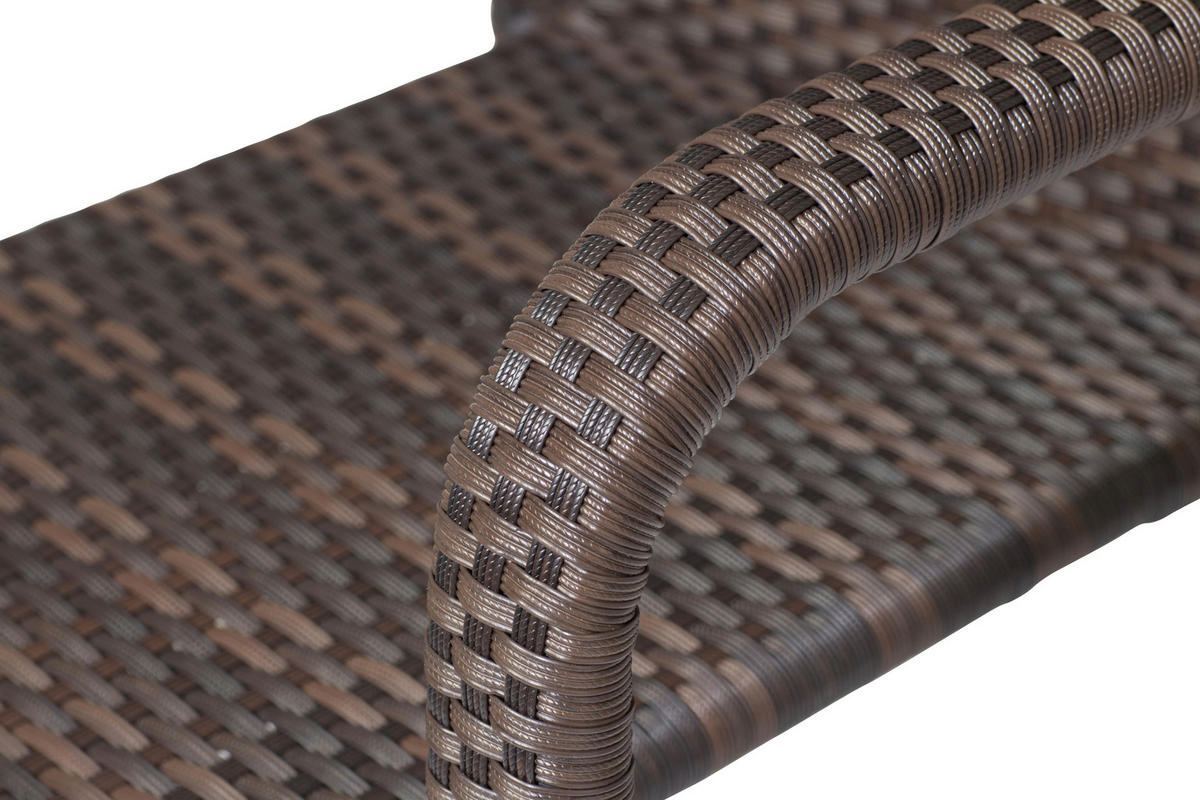 STAPELSESSEL - Braun, MODERN, Kunststoff/Metall (56/83/60cm) - Siena Garden