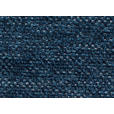 ECKSOFA in Chenille Dunkelblau  - Schwarz/Dunkelblau, KONVENTIONELL, Textil/Metall (265/184cm) - Hom`in