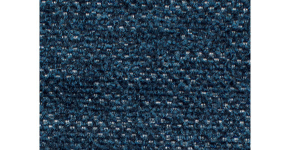 ECKSOFA in Chenille Dunkelblau  - Schwarz/Dunkelblau, KONVENTIONELL, Textil/Metall (265/184cm) - Hom`in