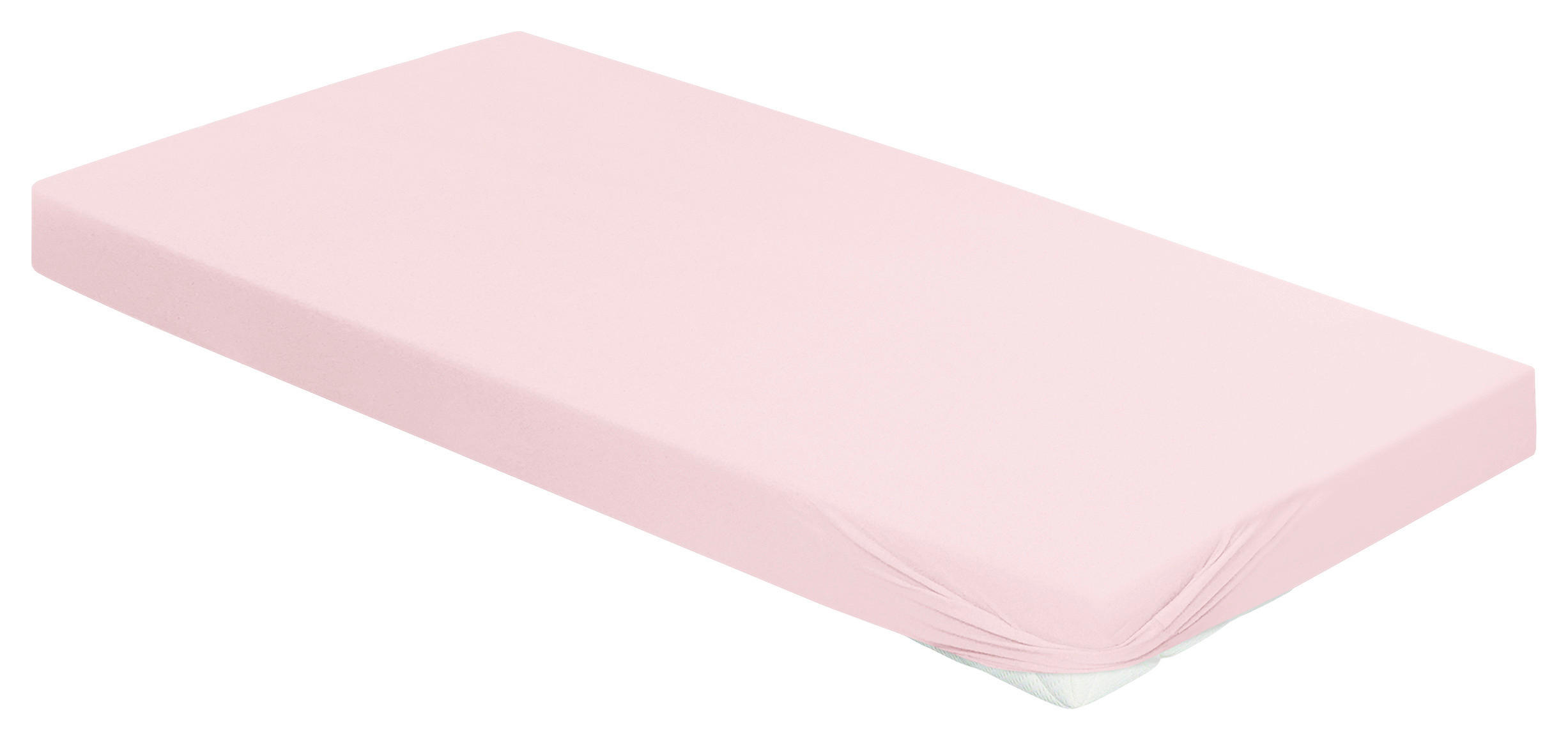 SPANNBETTTUCH Jersey  - Rosa, KONVENTIONELL, Textil (150/200cm) - Irisette