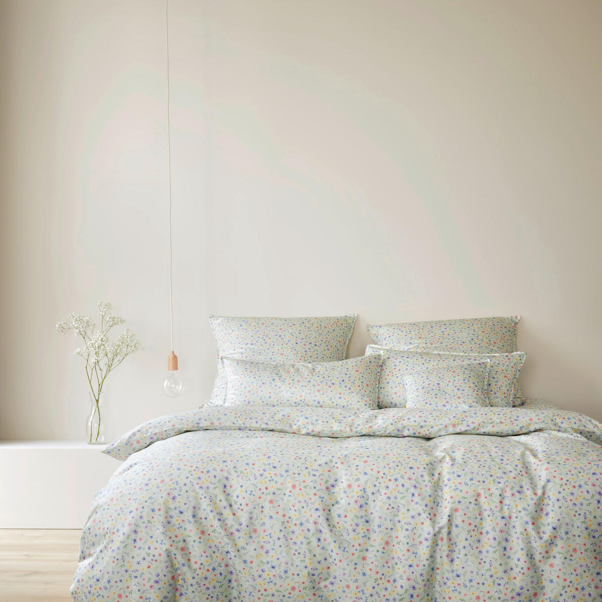 POSTELJNINA BEAUTIES 200/200 cm mako saten žajbljevo zelena  - žajbljevo zelena, Konvencionalno, tekstil (200/200cm) - Elegante