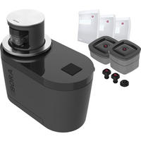 VAKUUMIERSET  - Edelstahlfarben, Basics, Kunststoff (23,9/14,2/12,4cm) - Bora