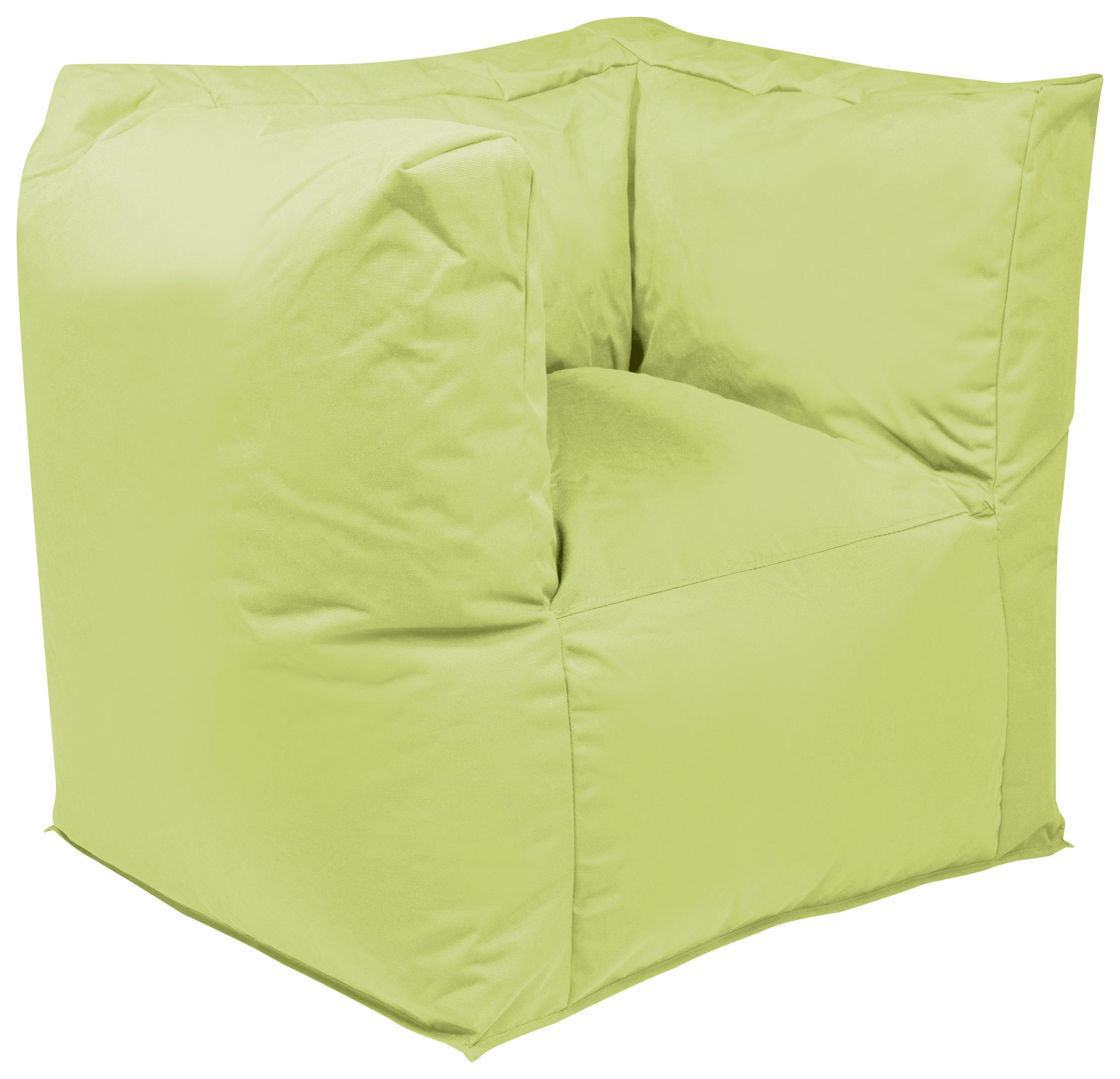 OUTDOORSITZSACK Uni 500 L  - Limette, Basics, Kunststoff (90/65/60cm) - Ambia Garden