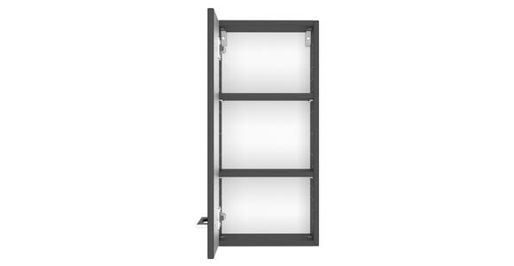 HÄNGESCHRANK 30/64/20 cm  - Alufarben/Graphitfarben, KONVENTIONELL, Holzwerkstoff/Metall (30/64/20cm) - Xora