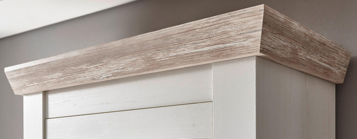 SCHLAFZIMMER  in Pinienfarben, Hellbraun  - Hellbraun/Pinienfarben, Design, Holzwerkstoff - MID.YOU