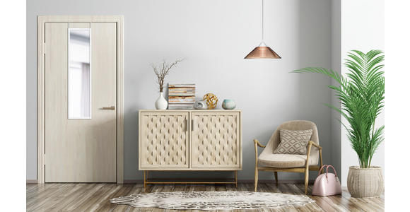 WANDSPIEGEL 30/120/1,5 cm  - Weiß, Trend, Glas/Kunststoff (30/120/1,5cm) - Boxxx