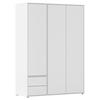 DREHTÜRENSCHRANK in Weiss  - Weiss, Modern, Holzwerkstoff (140/194/53cm) - Rauch Möbel
