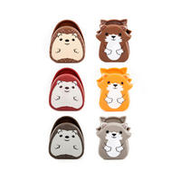 SVORKY NA SÁČKY - vícebarevná, Konvenční, kov/plast (5/4,2/3,3cm) - Kikkerland