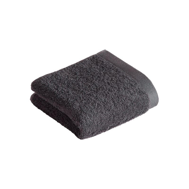 GÄSTETUCH High Line Graphitfarben 30/30 cm - Graphitfarben, Basics, Textil (30/30cm) - Vossen