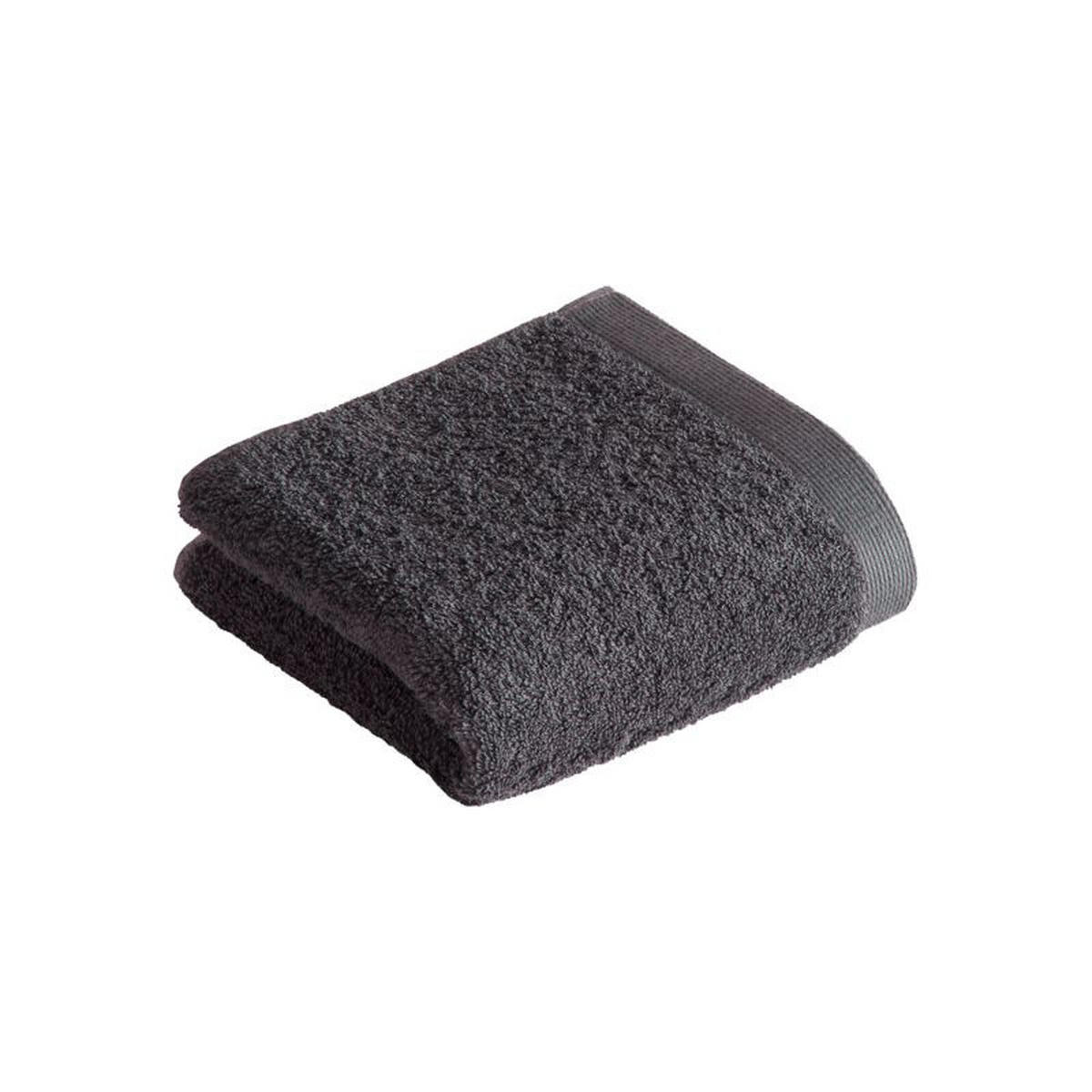 GÄSTETUCH High Line Graphitfarben 30/30 cm  - Graphitfarben, Basics, Textil (30/30cm) - Vossen