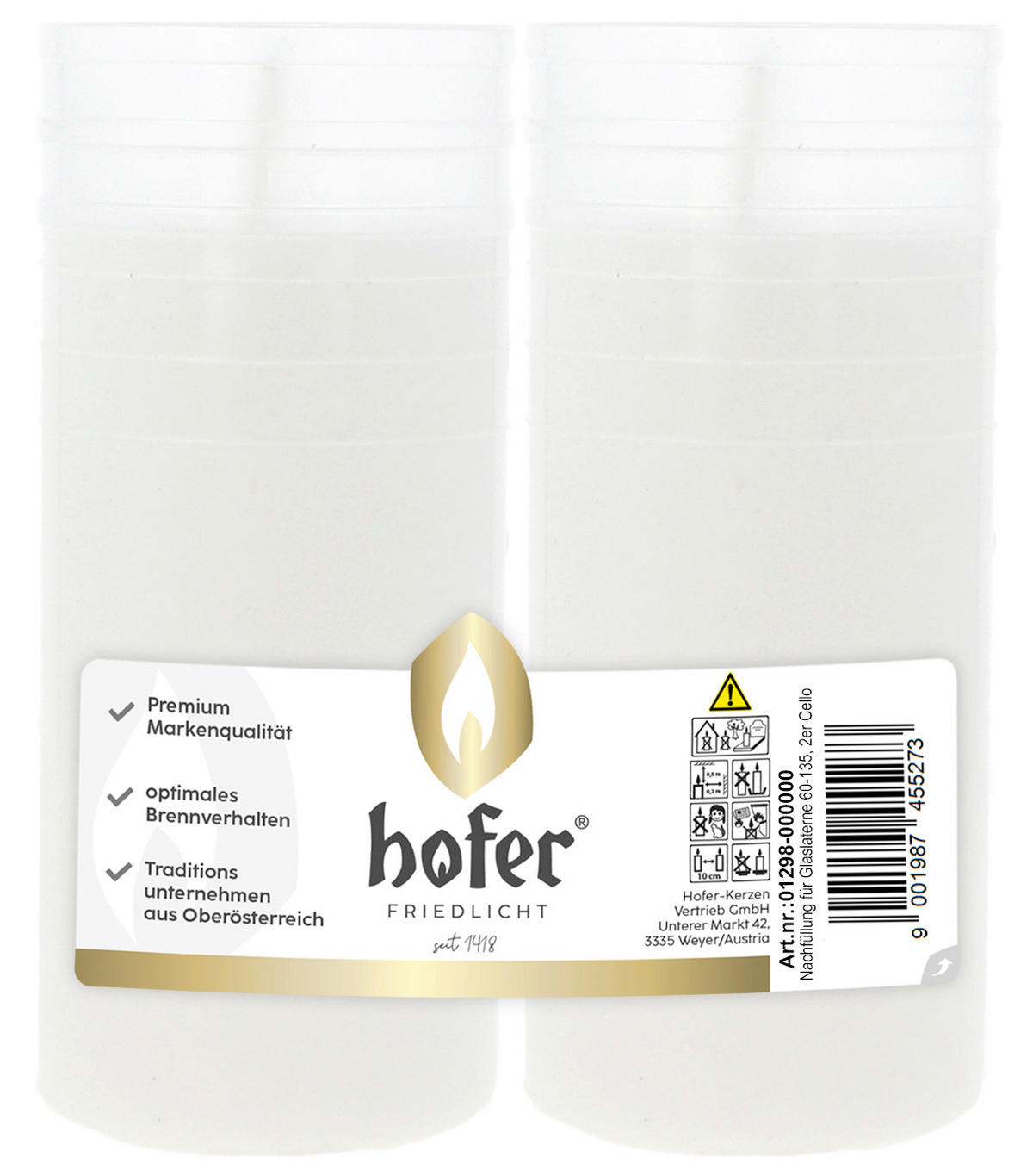 GRABLICHT-NACHFÜLLUNG - Basics, Kunststoff (12/6/14,7cm)