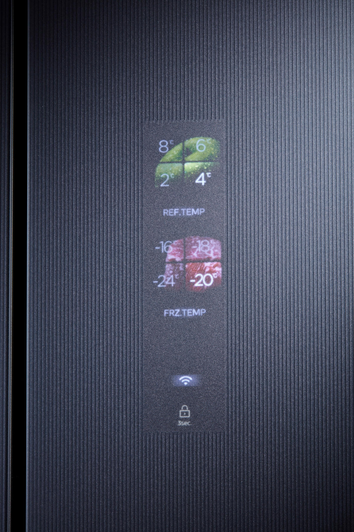 FRENCH-DOOR 83,3/191/60 cm MDRF705BIE70  - Dunkelgrau, Basics, Kunststoff/Metall (83,3/191/60cm) - Midea