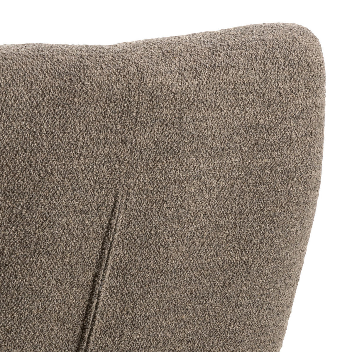 SESSEL in Bouclé Taupe  - Taupe/Schwarz, MODERN, Textil/Metall (73ml) - Livetastic