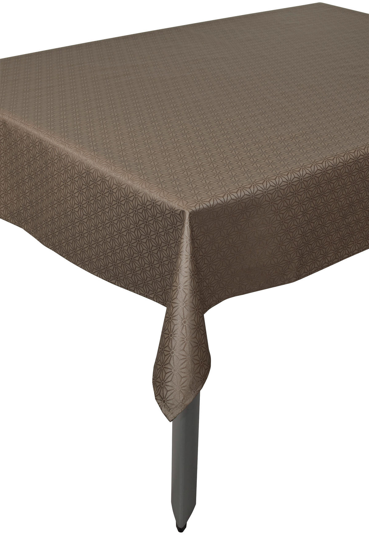 TISCHDECKE 140/340 cm  - Braun, Basics, Textil (140/340cm)