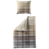 BETTWÄSCHE 2-teilig Biber 135/200 cm  - Grau, Design, Textil (135/200cm) - Bierbaum