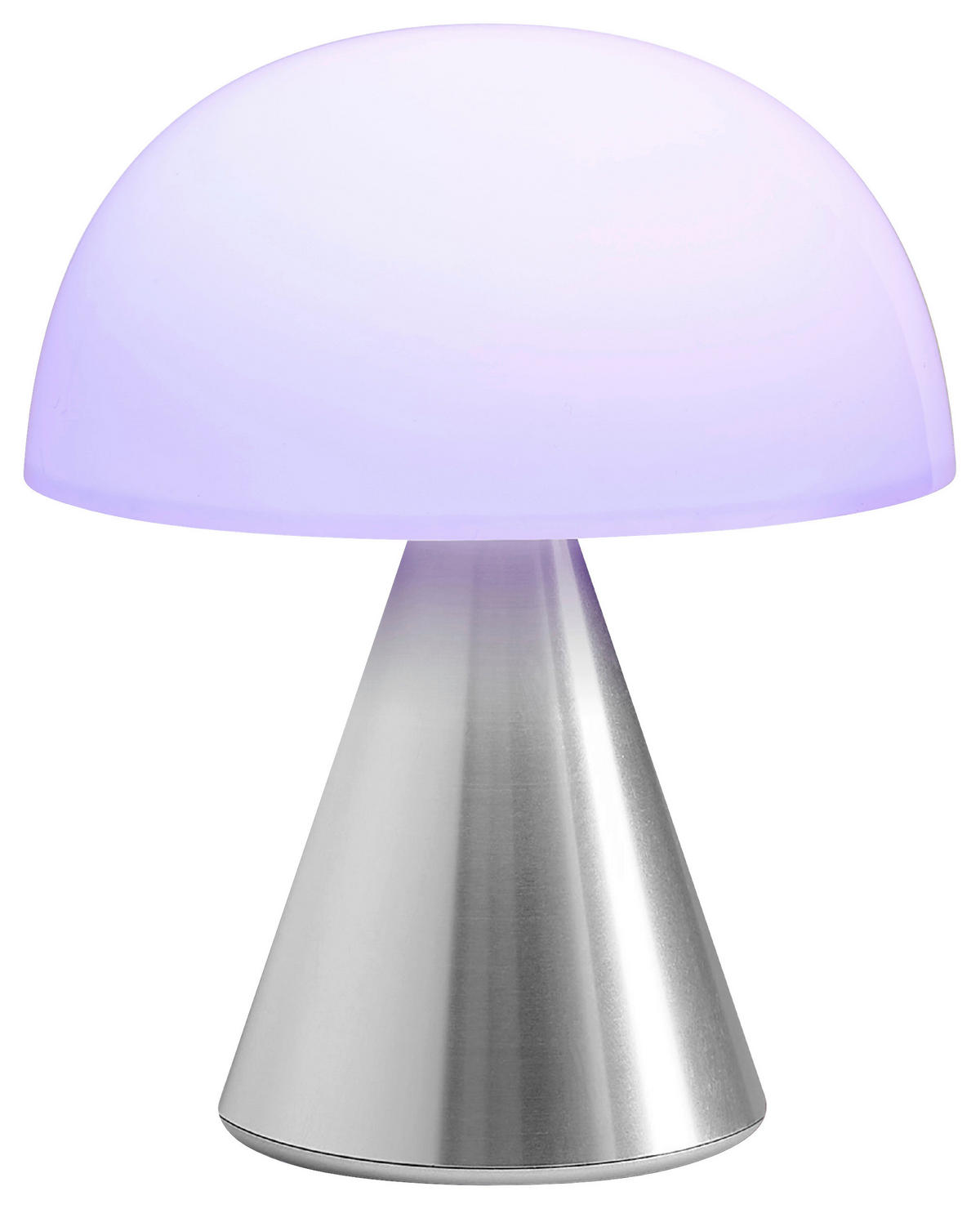 AKKU-TISCHLEUCHTE 9.2/11/9.2 cm   - Alufarben, Design, Kunststoff/Metall (9.2/11/9.2cm)