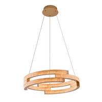 HÄNGLAMPA Tarja 150/60/60 cm  - guldfärgad, Design, metall (150/60/60cm)