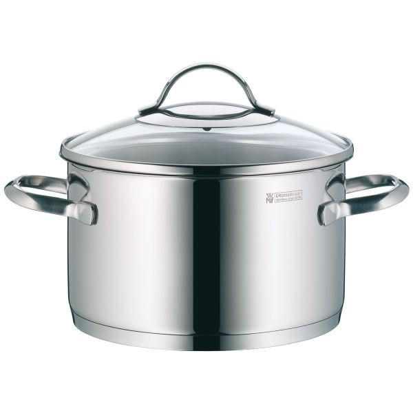 FLEISCHTOPF Provence Plus 3,5 l  - Klar/Edelstahlfarben, Design, Glas/Metall (20cm) - WMF