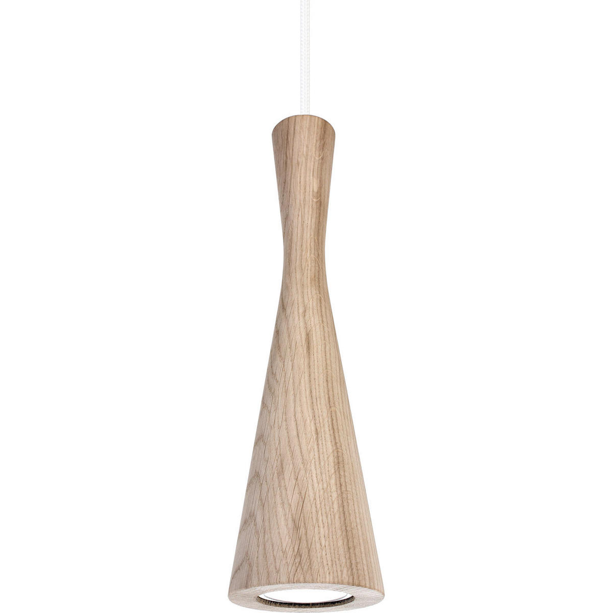 ZÁVĚSNÉ SVÍTIDLO, 10/90-140 cm  - bílá/barvy dubu, Natur, dřevo (10/90-140cm)