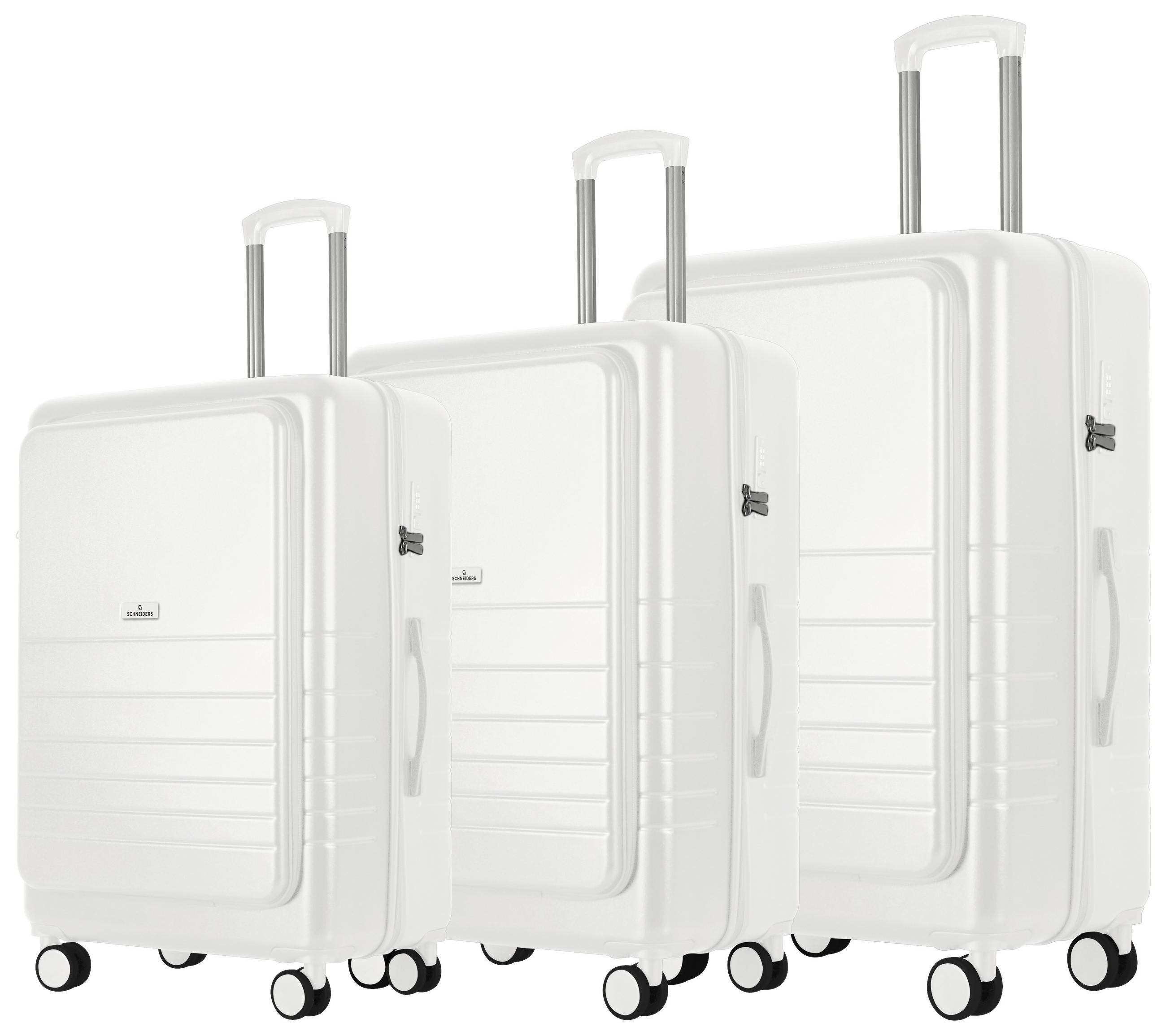 Set Valize De Călătorie - alb, Design, plastic - Schneiders