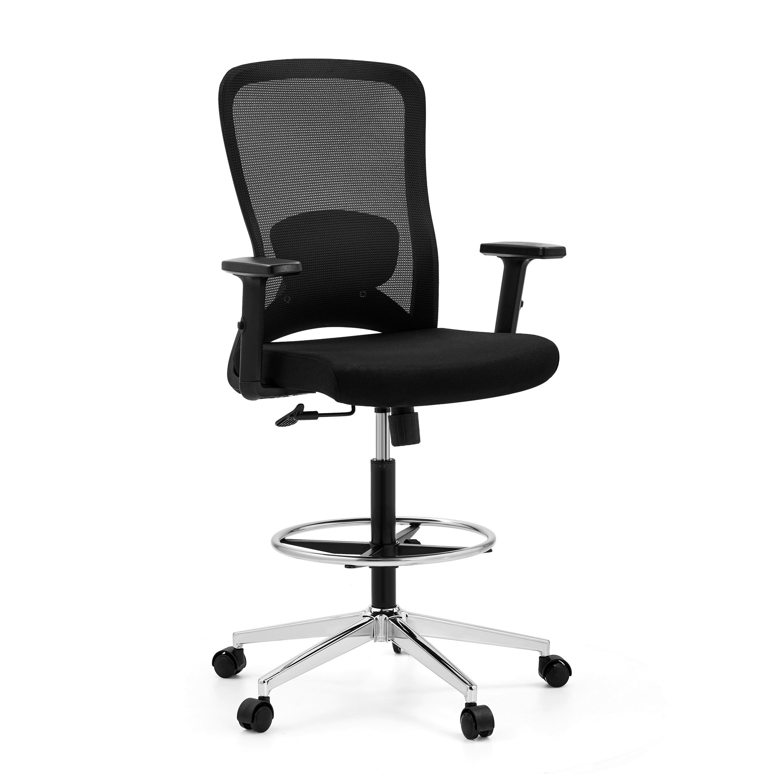 DREHSTUHL Flachgewebe Schwarz  - Schwarz, MODERN, Kunststoff/Textil (68/136/60cm) - MID.YOU