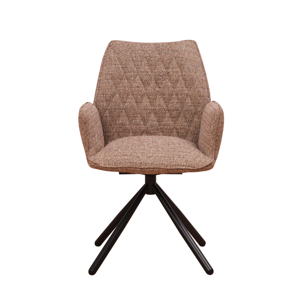 SADA STOLIČIEK S PODRÚČKAMI 2 kus - čierna/béžová, Modern, kov/textil (57,5/92/52cm) - MID.YOU