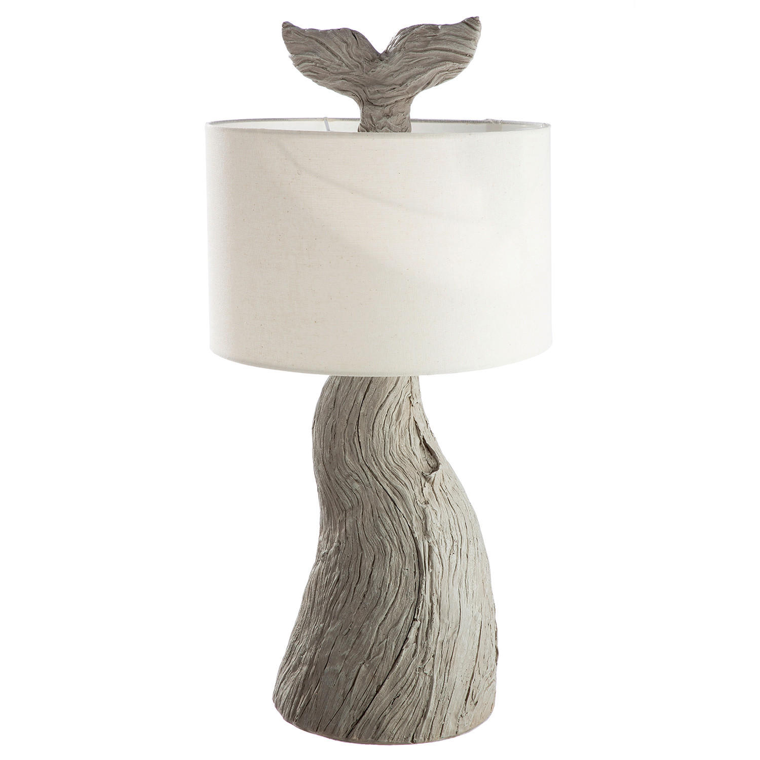 TISCHLEUCHTE - Hellgrau, Basics, Kunststoff (29,5/64,5/29,5cm)