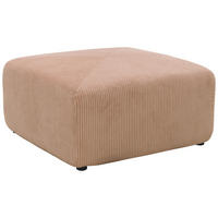 HOCKER in Textil Rosa, Roségold  - Roségold/Schwarz, Design, Kunststoff/Textil (85/42/85cm) - MID.YOU