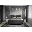 BOXBETT 180/200 cm  in Anthrazit  - Chromfarben/Anthrazit, Design, Holz/Holzwerkstoff (180/200cm) - Esposa