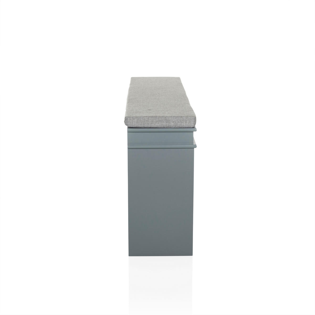 SCHUHSCHRANK  in  - Silberfarben/Grau, MODERN, Holzwerkstoff/Metall (104/52/24cm) - MID.YOU